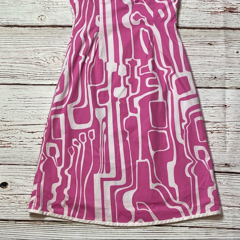 Tibi Pink and White Strapless Dress Sz 4, Perfect for Barbie Premiere! - Picture 14 of 15
